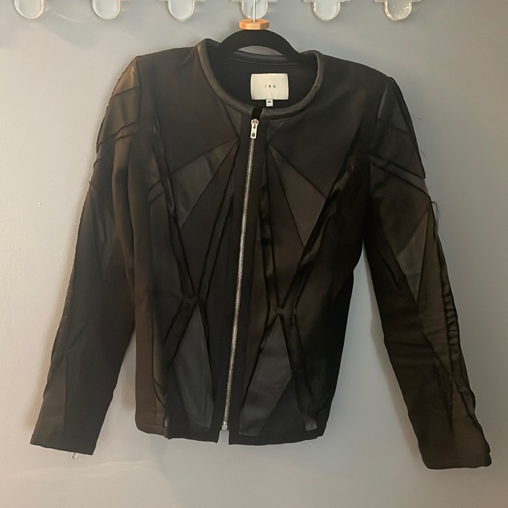 IRO Allegra Jacket with sheer panels